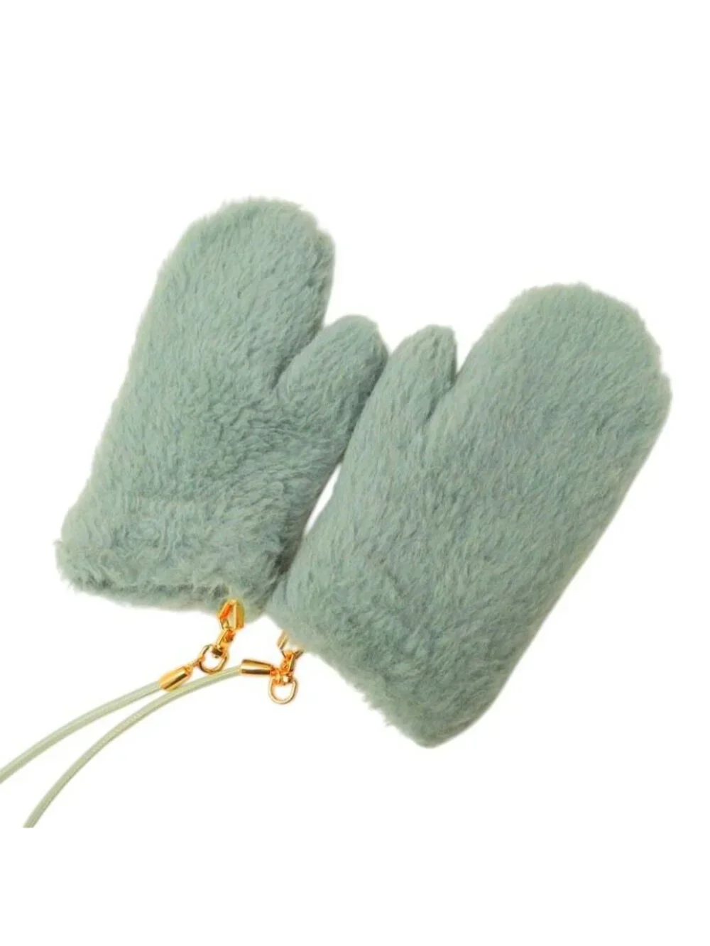 Max Mara Teddy Bear Gloves SM Alpaca Silk Mittens